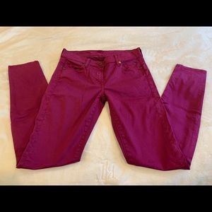 Size 27 7 for all mankind Raspberry Gwenevere